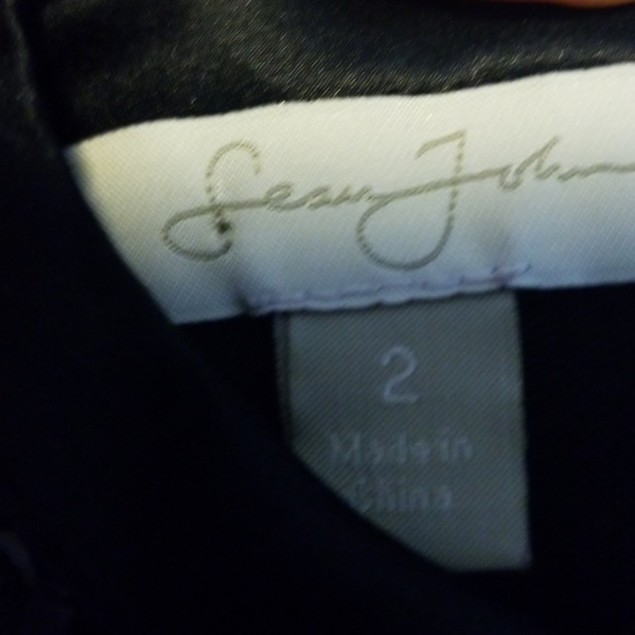 SEAN JOHN black white runway dress Sz 2 4 - Picture 4 of 4